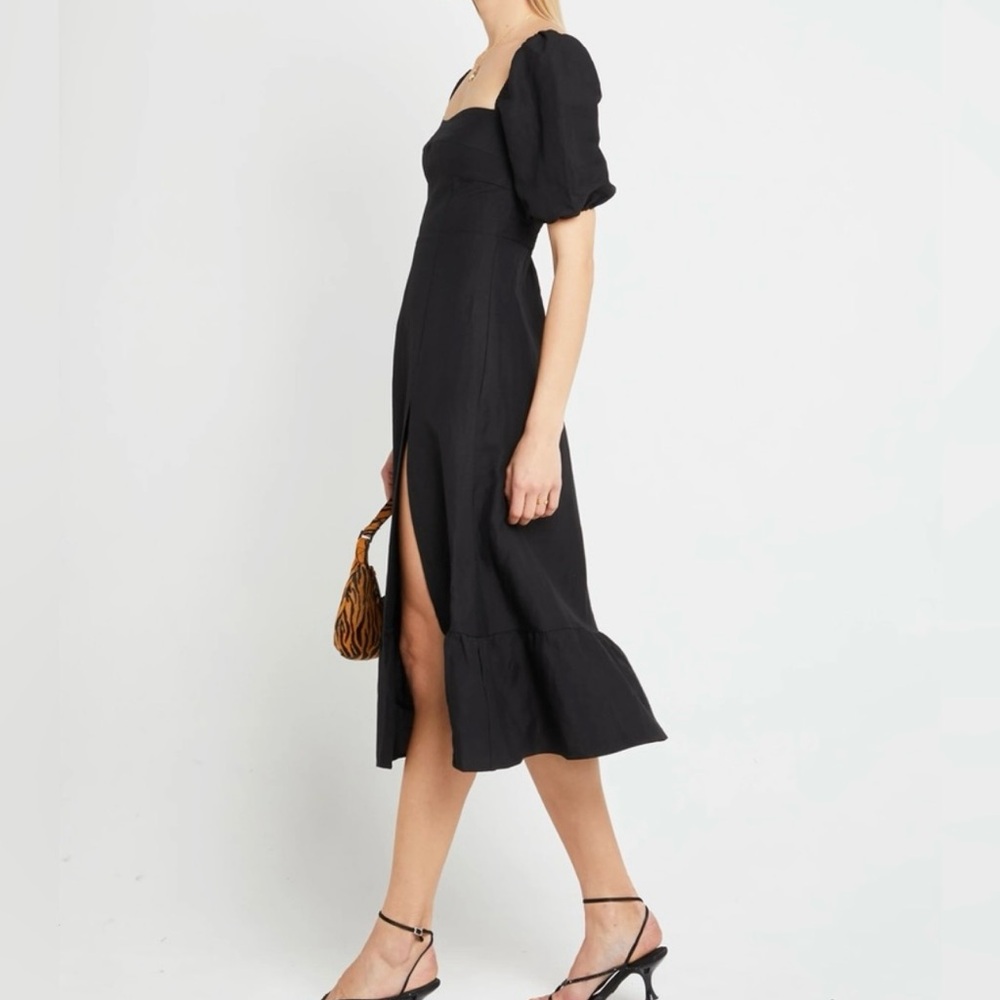 NEW WITH TAGS black o.p.t. Midi dress - Picture 2 of 6